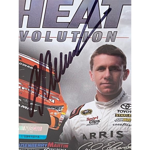 Autographed Signed Carl Edwards Nascar Playstation NASCAR Heat Evolution PS4 - Picture 10 of 16